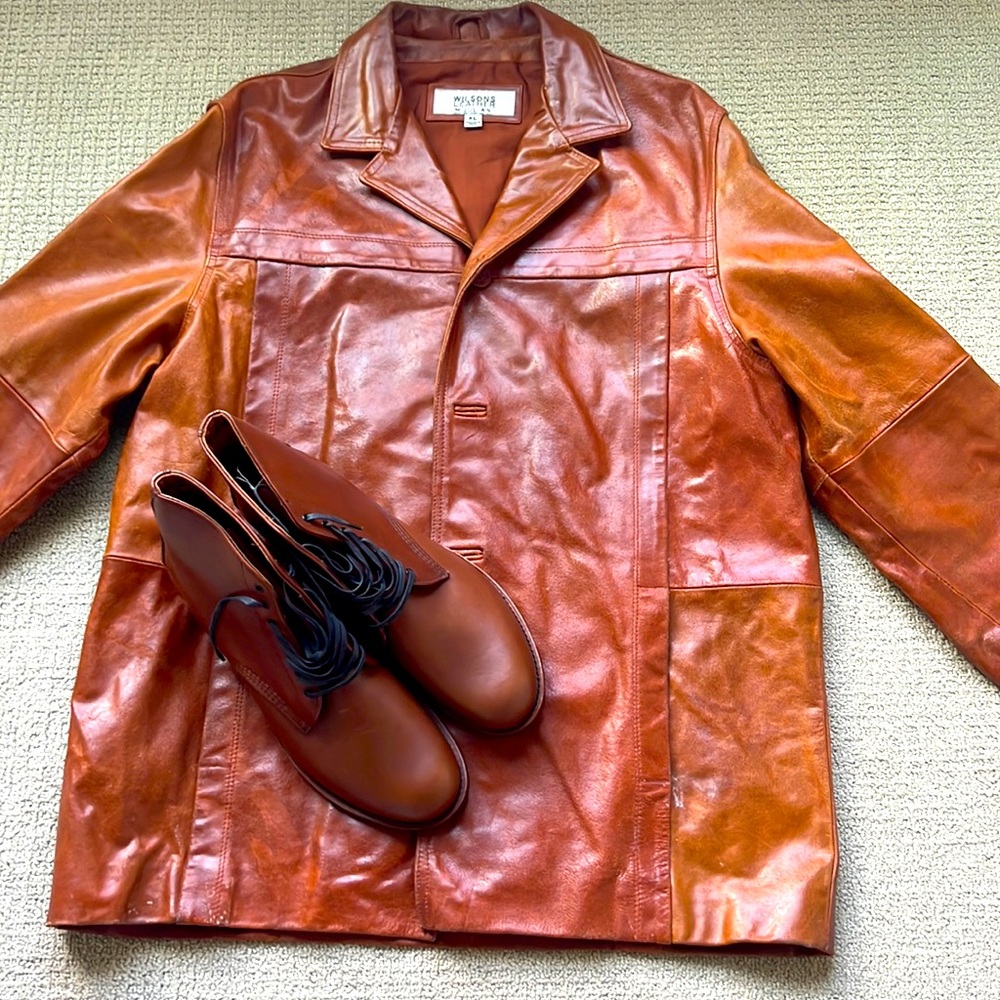 Vintage Pure Rawhide Saddle Coat made by Wilson